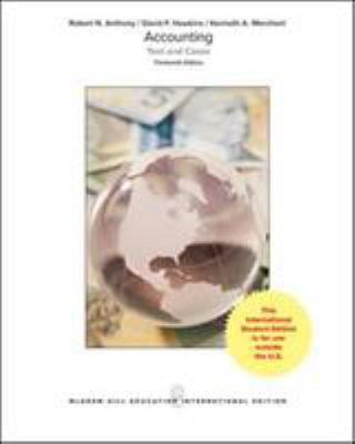 ISE MP ACCOUNTING: TEXTS & CASES 1259252590 Book Cover