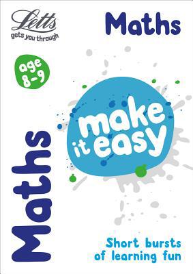 Letts Make It Easy - Maths Age 8-9 0008322848 Book Cover