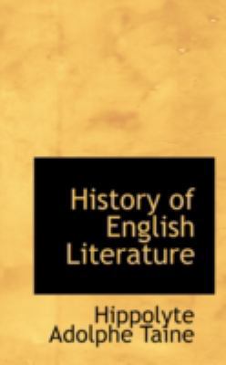 History of English Literature 0559493886 Book Cover