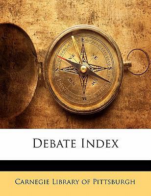 Debate Index 1143226690 Book Cover