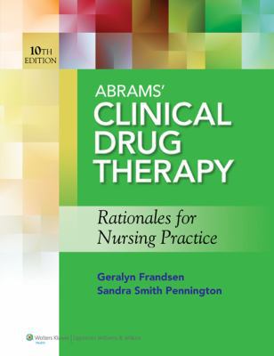 Clinical Drug Therapy : Rationales for Nursing ... B01CMYA2YK Book Cover