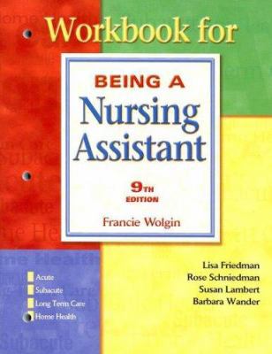Workbook Being A Nursing Assistant 0131779869 Book Cover