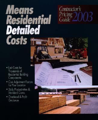 Residential Detailed Costs 0876296487 Book Cover