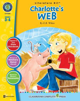 A Literature Kit for Charlotte's Web, Grades 3-... 155319330X Book Cover