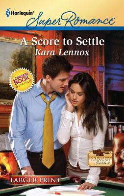 A Score to Settle [Large Print] 0373784465 Book Cover