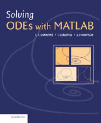 Solving Odes with MATLAB 0521824044 Book Cover