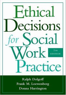 Ethical Decisions for Social Work Practice 0534641423 Book Cover