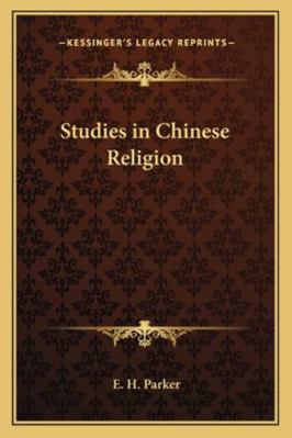 Studies in Chinese Religion 1162735465 Book Cover