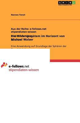 Das Bildungssystem im Horizont von Michael Walz... [German] 3656060975 Book Cover