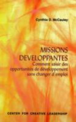Developmental Assignments: Creating Learning Ex... [French] 1604910453 Book Cover