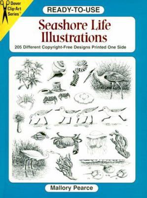 Ready-To-Use Seashore Life Illustrations: 230 D... 0486407071 Book Cover