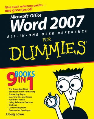 Word 2007 All-in-One Desk Reference For Dummies 0470040580 Book Cover