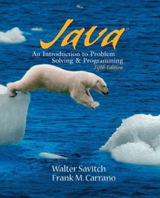 Java: An Introduction to Problem Solving & Prog... 0136130887 Book Cover
