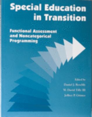 Special Education in Transition: Functional Ass... 1570352275 Book Cover