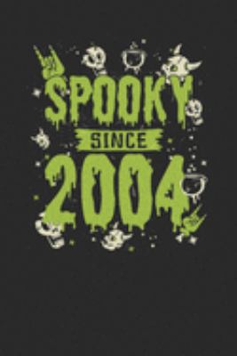 Paperback Spooky Since 2004 : Graph Paper Notebook / Journal (6 X 9 - 5 Squares per Inch - 120 Pages) - Birthday Gift and Halloween Gift Idea Book