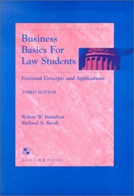 Business Basics for Law Students: Essential Ter... 0735525587 Book Cover