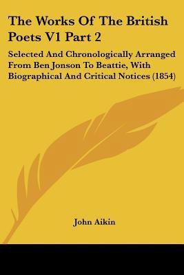 The Works Of The British Poets V1 Part 2: Selec... 0548809429 Book Cover