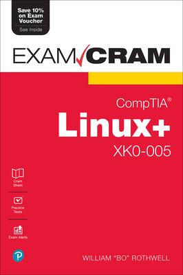 Comptia Linux+ Xk0-005 Exam Cram 013789855X Book Cover