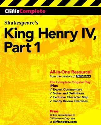 Cliffscomplete King Henry IV, Part 1 0764585703 Book Cover