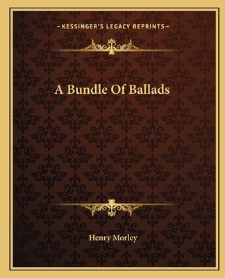 A Bundle Of Ballads 1162647736 Book Cover