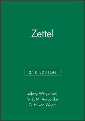 Zettel 0631128239 Book Cover