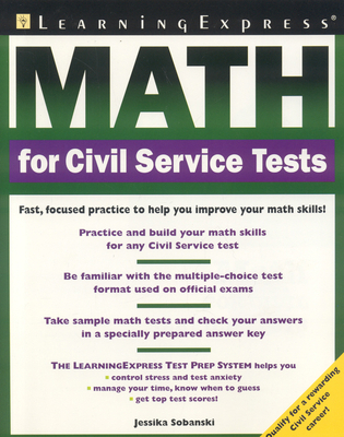 Math for Civil Service Tests 1576854280 Book Cover