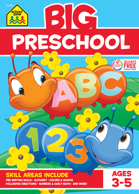 School Zone Big Preschool Workbook B0081HNK38 Book Cover