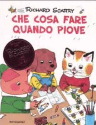 Che cosa fare quando piove. Giochiamo con Richa... [Italian] 8804569565 Book Cover