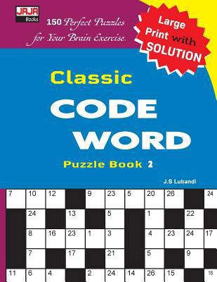 Classic CODE WORD Puzzle Book 1727133455 Book Cover