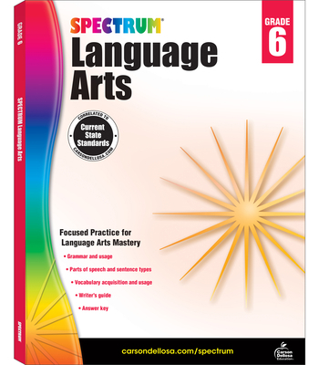 Spectrum Language Arts, Grade 6: Volume 16 1483812103 Book Cover