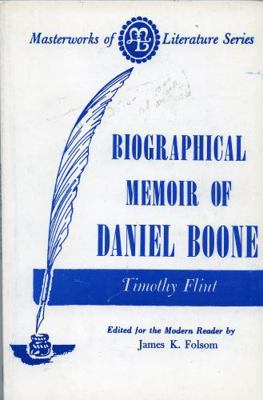 Biographical Memoir of Daniel Boone 0808400622 Book Cover