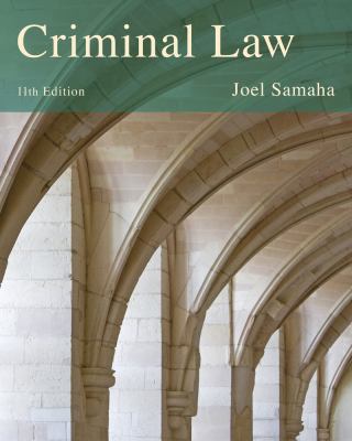 Criminal Law 1285061918 Book Cover