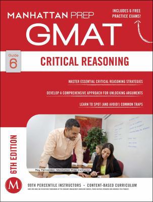 GMAT Critical Reasoning B01I8K24ZC Book Cover