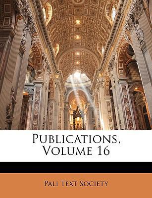 Publications, Volume 16 1147043787 Book Cover
