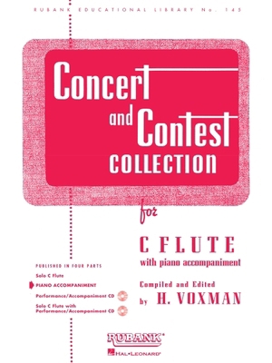 Concert and Contest Collection for C Flute: Pia... 1423445430 Book Cover