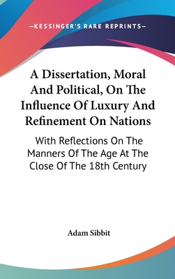 A Dissertation, Moral And Political, On The Inf... 0548524483 Book Cover