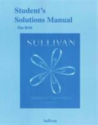 Student's Solutions Manual for Algebra and Trig... 0321999312 Book Cover