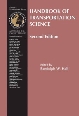 Handbook of Transportation Science 1475777655 Book Cover