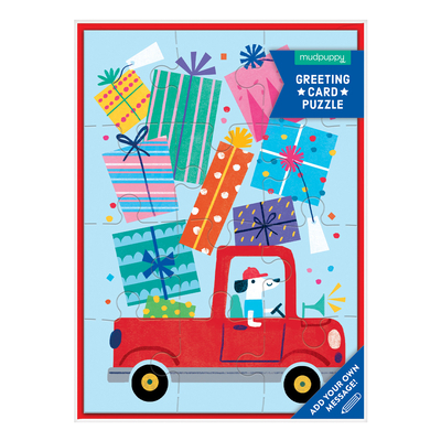 Toy Birthday Truck Greeting Card Puzzle Book