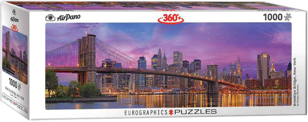 Brooklyn Bridge Panoramic 1000pc B06XK4F7KS Book Cover