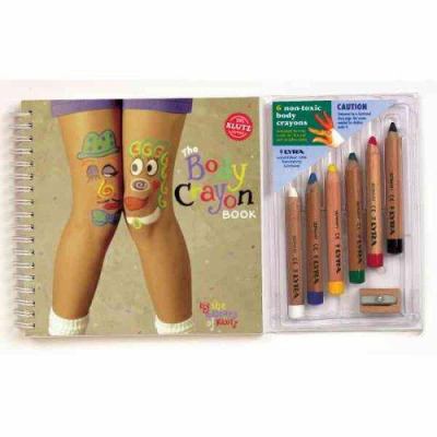 The Body Crayon Book [With Sharpener and 6 Body... 1570544034 Book Cover