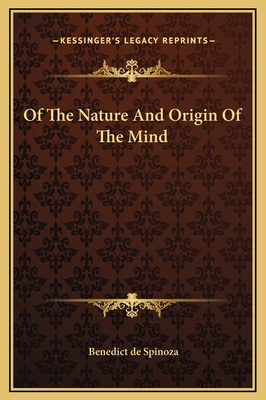 Of The Nature And Origin Of The Mind 1169217532 Book Cover