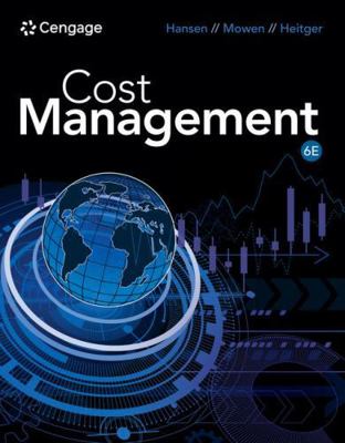 Cost Management 8214044863 Book Cover