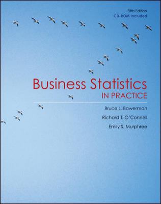 Business Statstics in Practice 0073373591 Book Cover