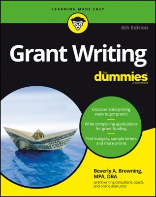Grant Writing for Dummies 1119280125 Book Cover