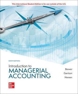 Introduction to Managerial Accounting (ISE HED ... 1265672008 Book Cover