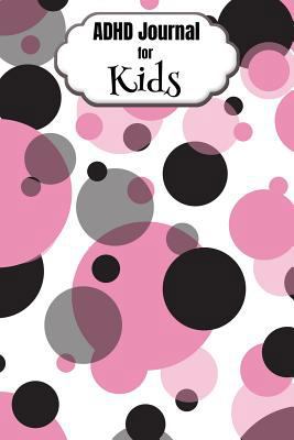 Paperback ADHD Journal for Kids - With Writing Prompts (Cover - Dots 5): A 6x9 100-Page Blend of Creative Writing and Calming Techniques Practice Book