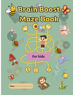 Brain Boost Maze Book B0GCJTPVFM Book Cover