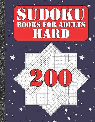 Sudoku books for adults hard: 200 Sudokus from ... B086PQXRB2 Book Cover