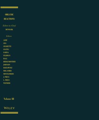 Organic Reactions, Volume 88 1119103851 Book Cover